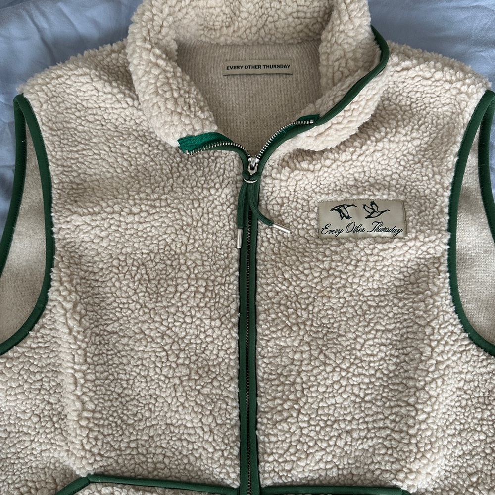 Every other Thursday fleece vest size medium